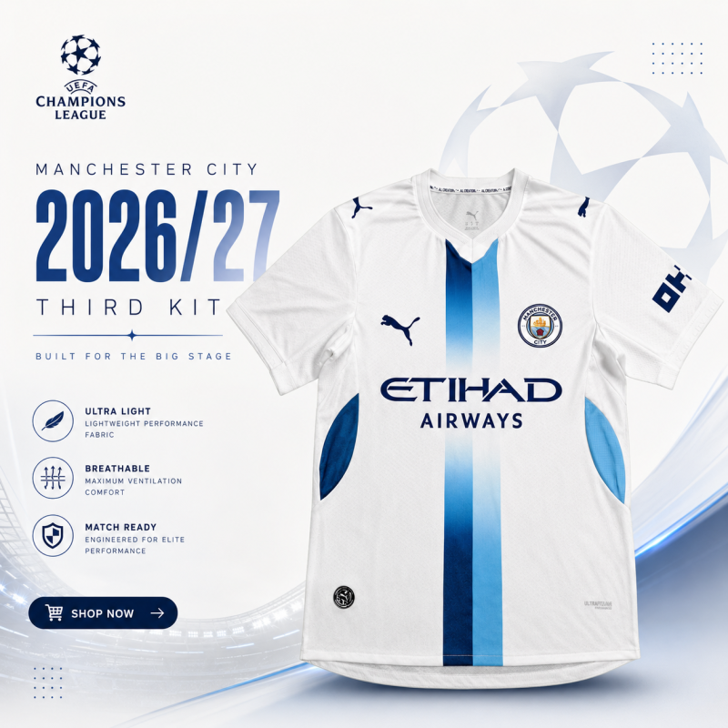 Manchester City Away Kit (Player Edition)