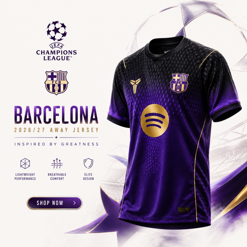 Barcelona 26/27 Away Kit (Player Edition)