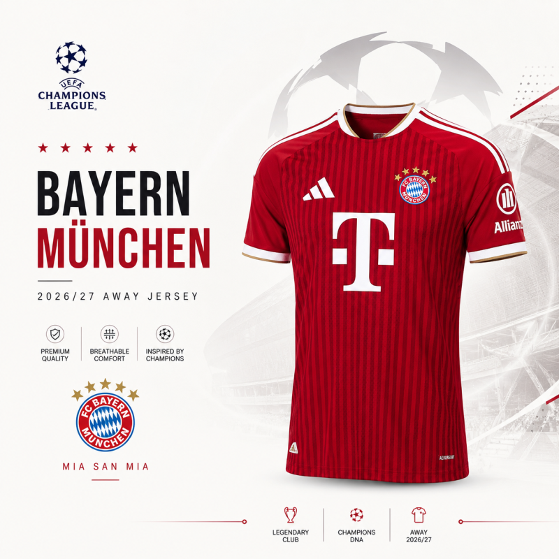 Bayern Munich 2026/27 Home Kit (Player Edition)