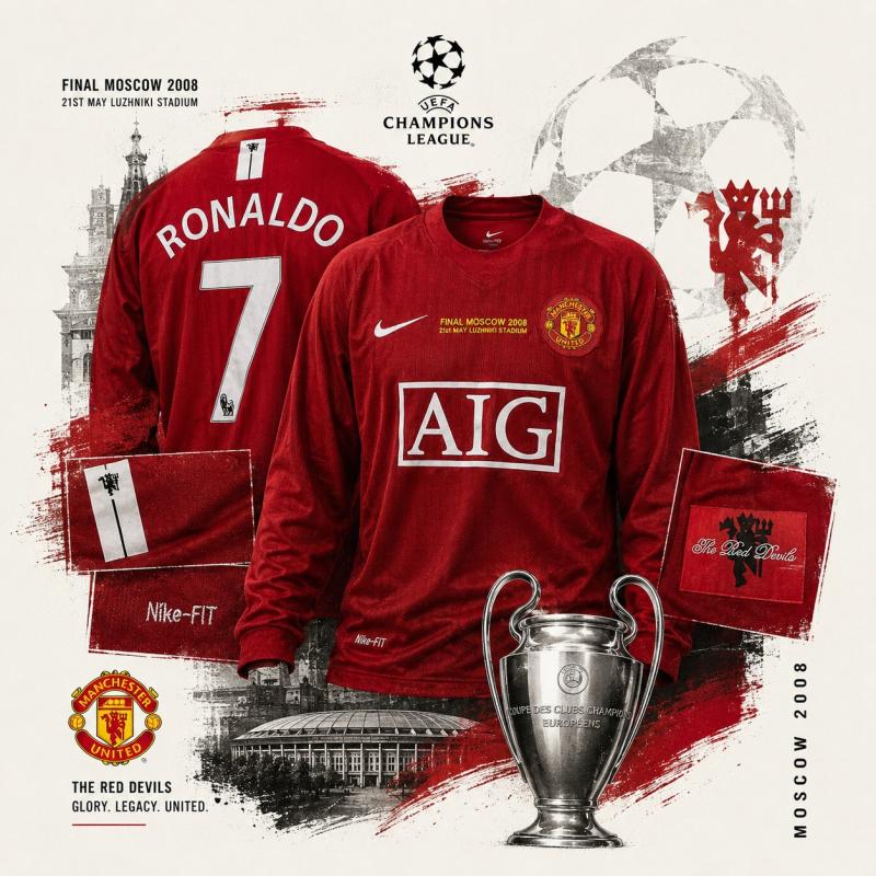 Man United 2008  Home Final Kit