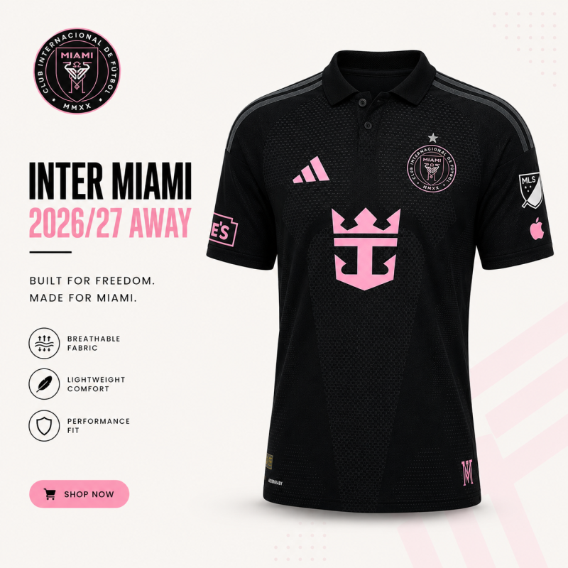Inter Miami 26/27 Away Kit (Player Edition)