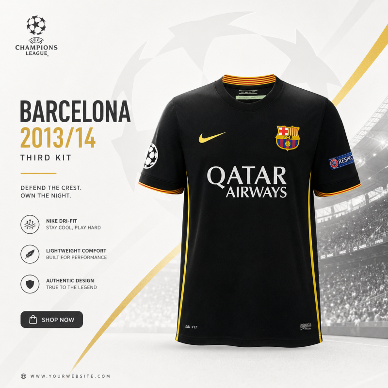 Barcelona 2013/14 Third Kit (BD Premium)