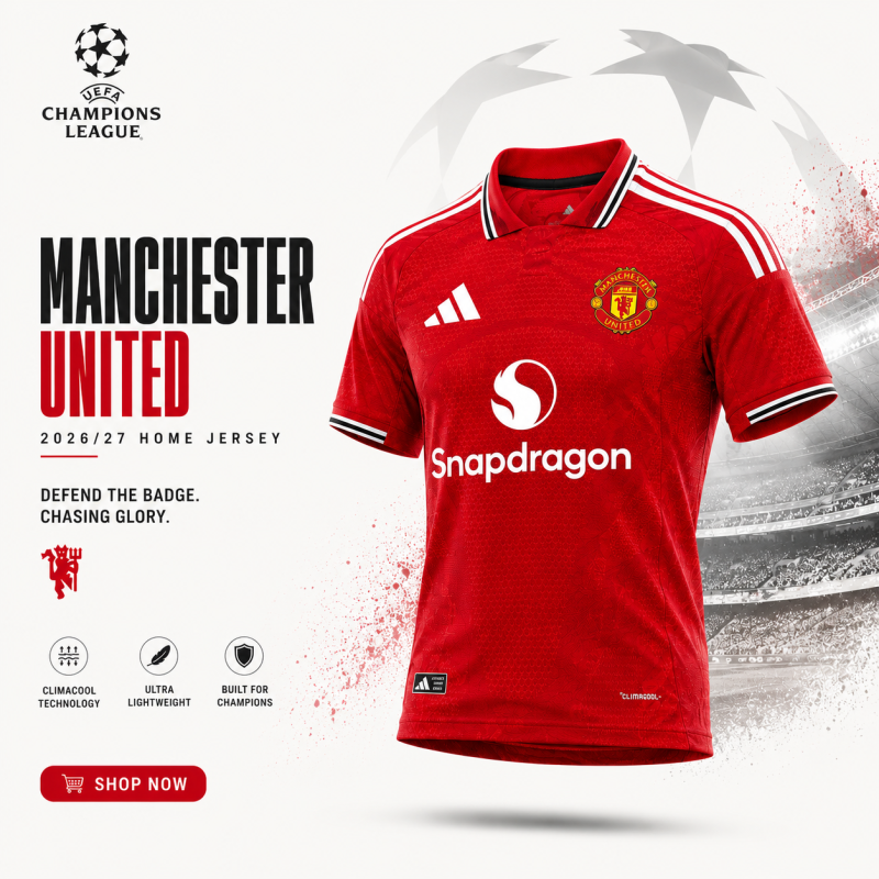 Man Utd. 2026/27 Home kit (Player Edition)